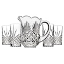 Godinger Dublin 5-Piece Pitcher & Glasses Drink Bar Set for $37 + free shipping