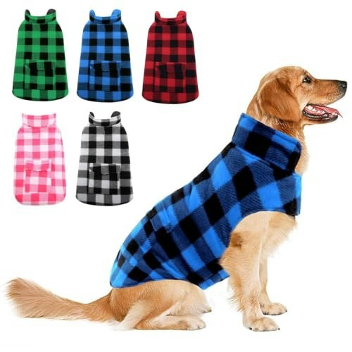 Asenku Reversible Dog Winter Coat: $30.77 Asenku Reversible Dog Winter Coat: $30.77