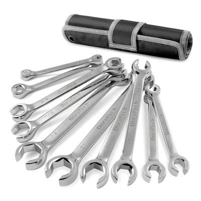 Duratech 10-Piece 1/4"-7/8" & 9-21mm Flare Nut Wrench Set for $36 + free shipping