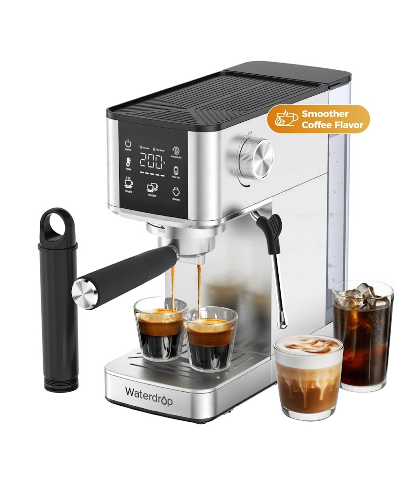 Waterdrop MC-02M Semi-Automatic Espresso Machine: $90