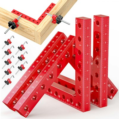 Ecarke 5.5" Aluminum Alloy 90° Corner Clamps for Woodworking 4-Pack for $38 + free shipping
