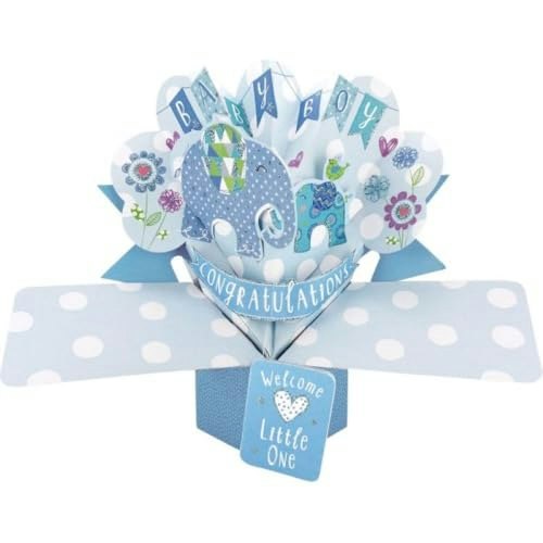 Second Nature 3D Baby Boy Pop-Up Greeting Card: $9.99 Second Nature 3D Baby Boy Pop-Up Greeting Card: $9.99