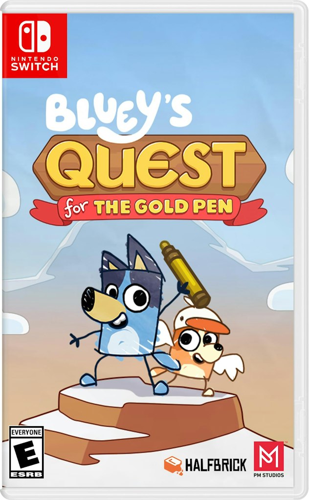 Bluey's Quest for the Gold Pen Nintendo Switch Game: $30