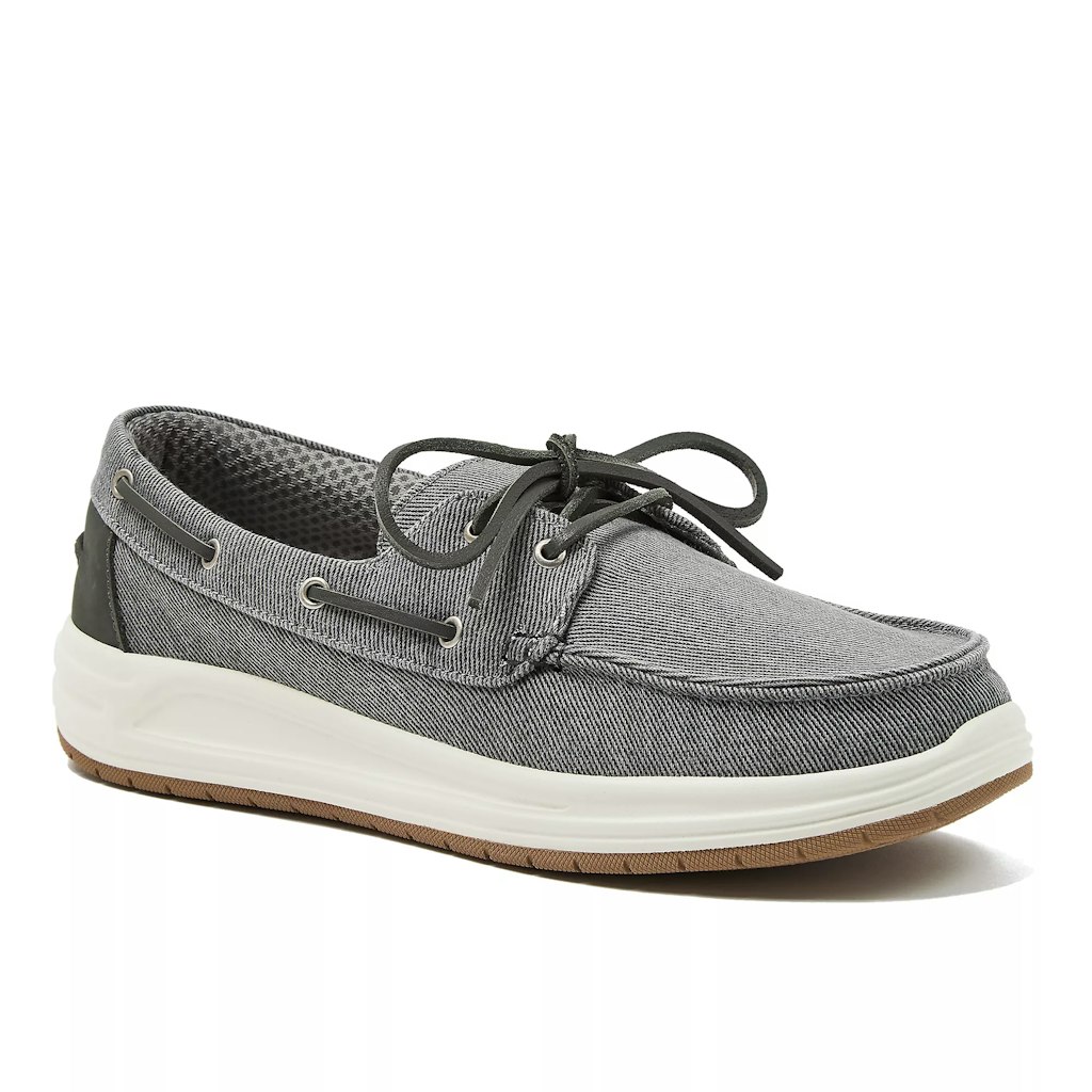 L.L.Bean Men's Comfort Slip On Boat Shoes: $40