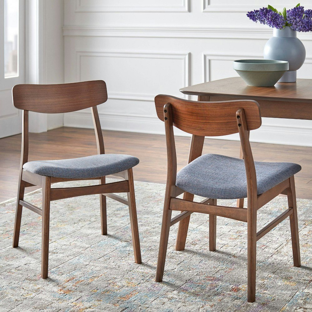 Buylateral Wave Solid Rubberwood Dining Chairs 2-Pack: $220.99 Buylateral Wave Solid Rubberwood Dining Chairs 2-Pack: $220.99