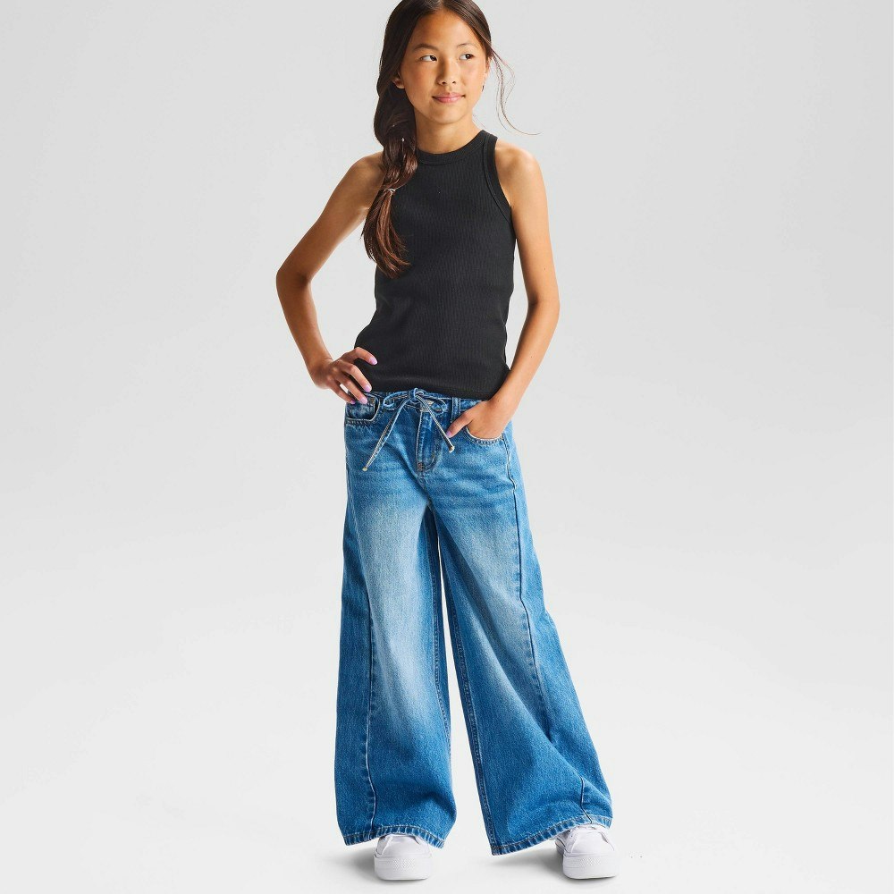 Cat & Jack Girls' Ribbed Fitted Tank Top: $5 Cat & Jack Girls' Ribbed Fitted Tank Top: $5