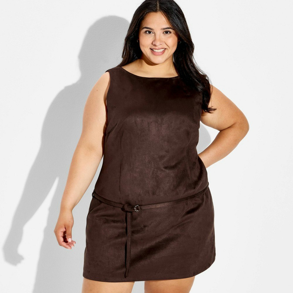 Women's Suede Mini Dress XXL: $30 Women's Suede Mini Dress XXL: $30
