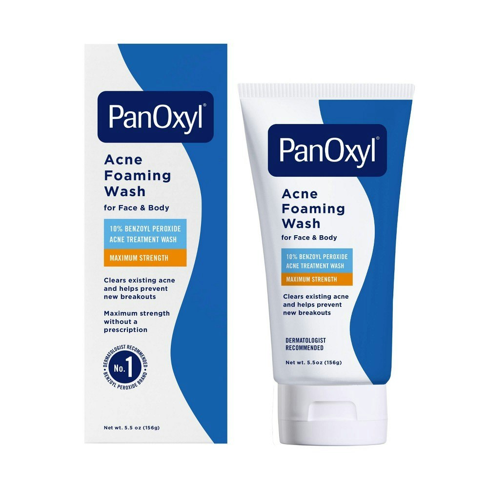 PanOxyl 10% Benzoyl Peroxide Acne Foaming Wash 5.5oz: $10.19 PanOxyl 10% Benzoyl Peroxide Acne Foaming Wash 5.5oz: $10.19