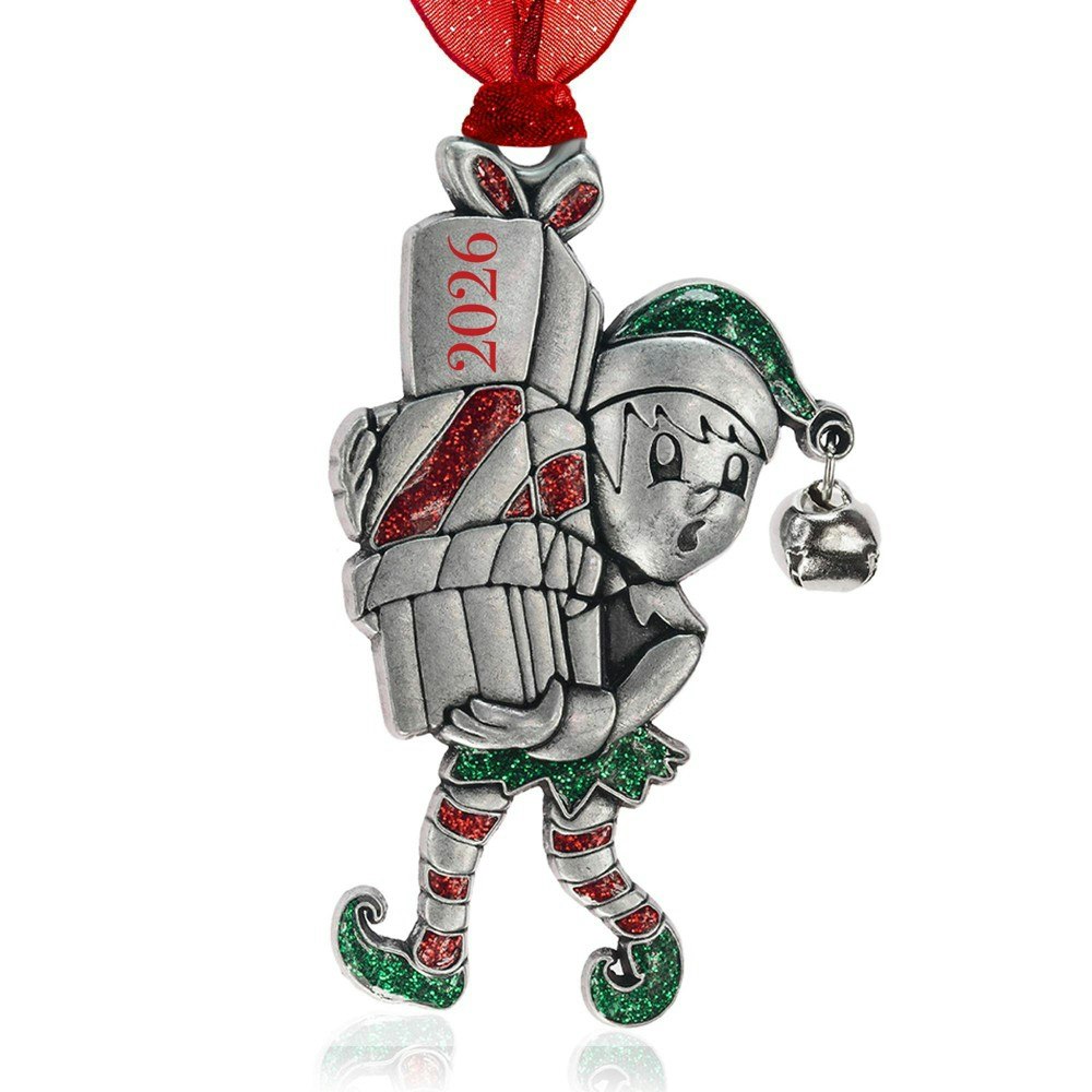 Gloria Duchin Dated Elf Jingle Bell Christmas Ornament: $9.99 Gloria Duchin Dated Elf Jingle Bell Christmas Ornament: $9.99