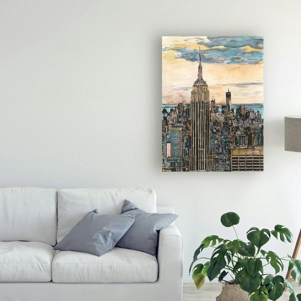 18\" x 24\" NYC Cityscape Canvas Art by Melissa Wang: $28.99 18\" x 24\" NYC Cityscape Canvas Art by Melissa Wang: $28.99