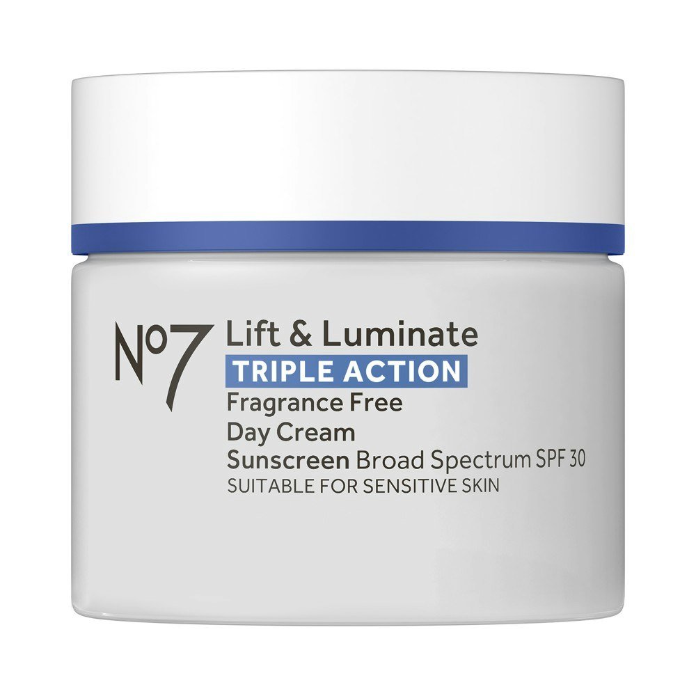 No7 Lift & Luminate Triple Action Fragrance-Free SPF 30 Day Cream 1.69-oz.: $22.99 No7 Lift & Luminate Triple Action Fragrance-Free SPF 30 Day Cream 1.69-oz.: $22.99