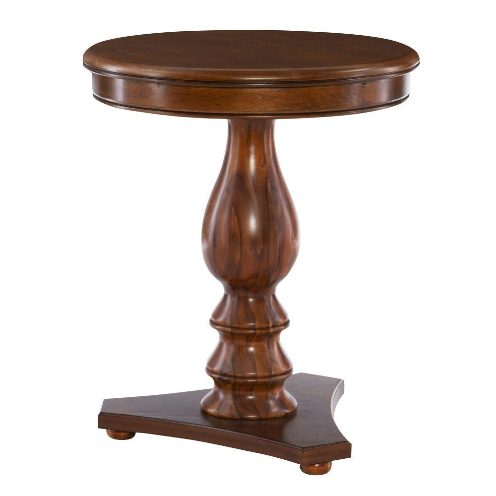 Lyla Traditional Pedestal Side Table: $132.99 Lyla Traditional Pedestal Side Table: $132.99