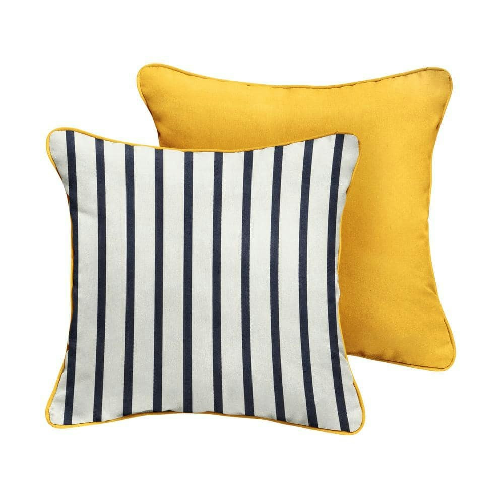 Sunbrella Lido Indigo Outdoor Throw Pillows 2-Pack: $75.24 Sunbrella Lido Indigo Outdoor Throw Pillows 2-Pack: $75.24