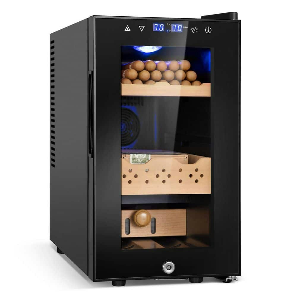 20.42-Quart Electric Cigar Humidor Cabinet: $177 20.42-Quart Electric Cigar Humidor Cabinet: $177