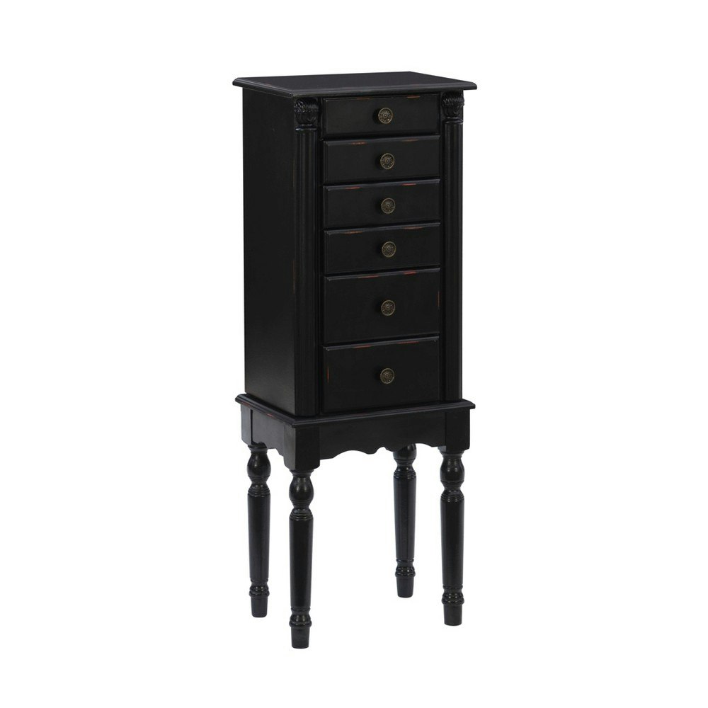 Powell Aria Traditional 6-Drawer Wood Jewelry Armoire: $131.99 Powell Aria Traditional 6-Drawer Wood Jewelry Armoire: $131.99