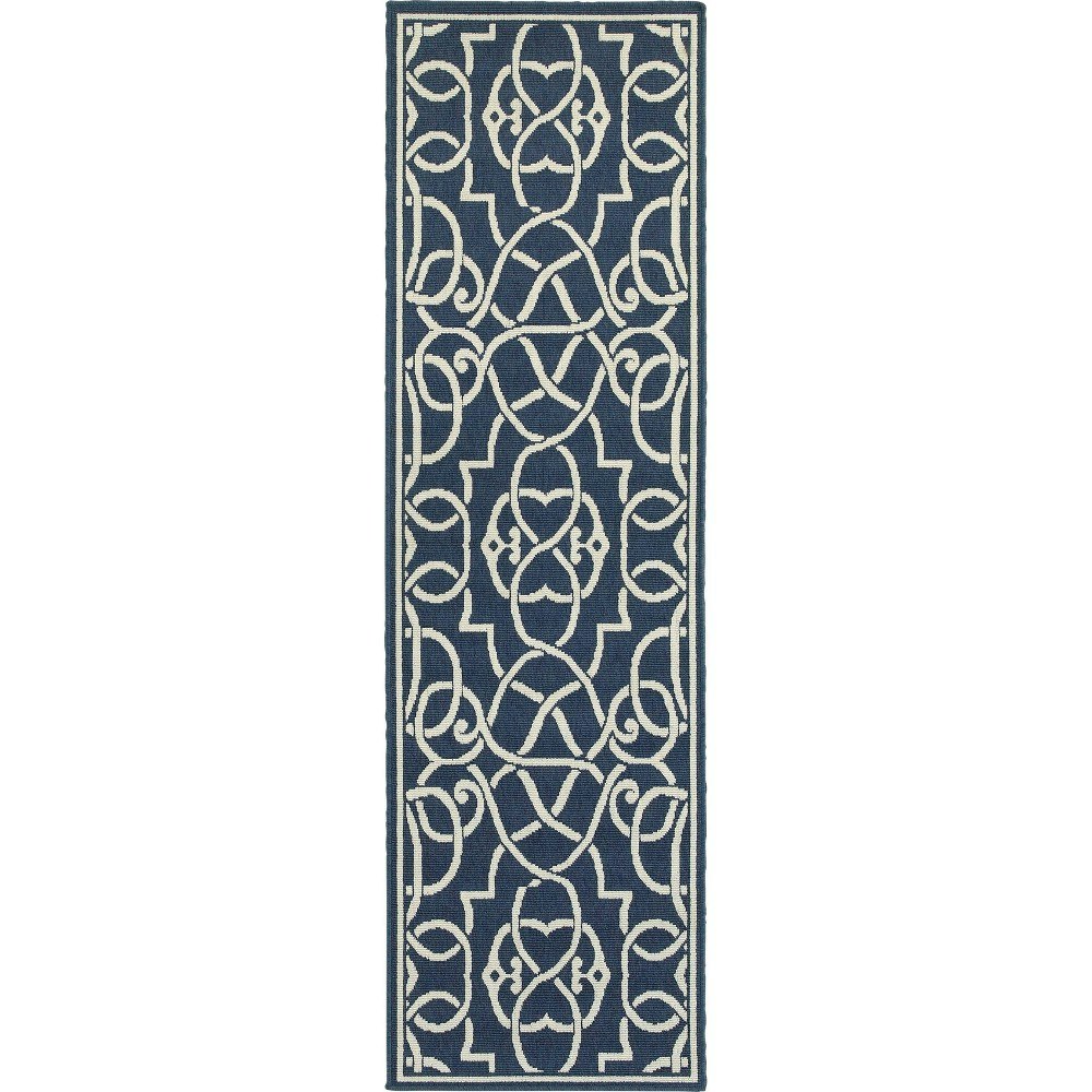 Captiv8e Designs 2'3" x 7'6" Marco Scroll Lattice Patio Rug: $119.99 Captiv8e Designs 2'3" x 7'6" Marco Scroll Lattice Patio Rug: $119.99