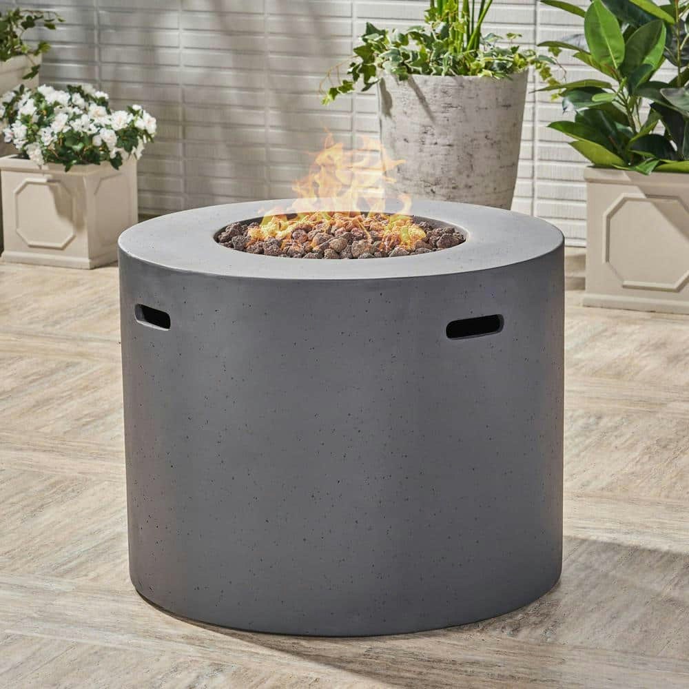31-Inch 40,000-BTU Round Concrete Patio Fire Pit Table: $786.71 31-Inch 40,000-BTU Round Concrete Patio Fire Pit Table: $786.71