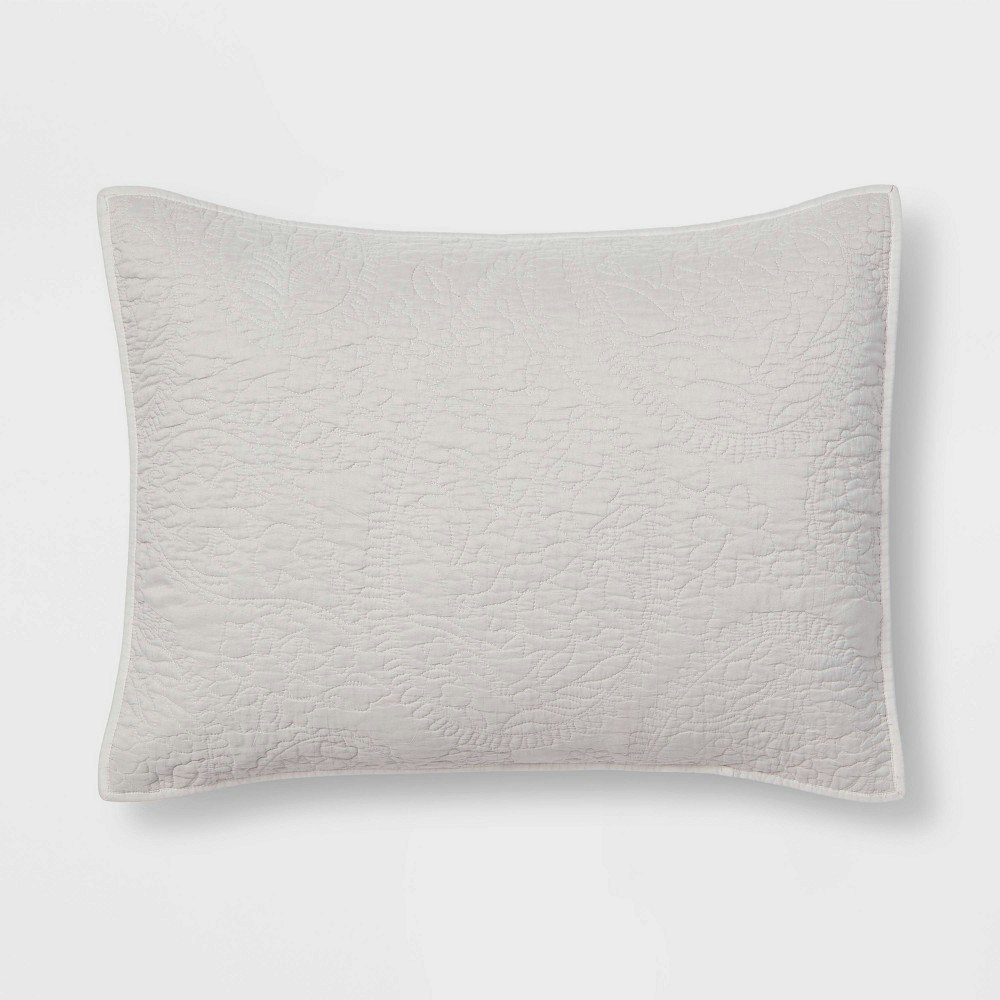 Threshold Paisley Stitch Quilt Sham: $15 Threshold Paisley Stitch Quilt Sham: $15