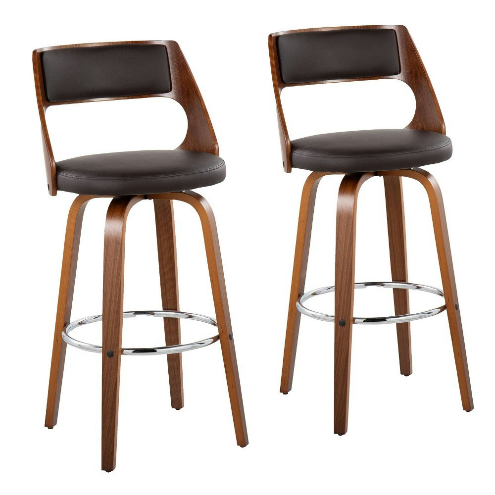 Cecina Upholstered Swivel Barstool 2-Pack: $247.99 Cecina Upholstered Swivel Barstool 2-Pack: $247.99