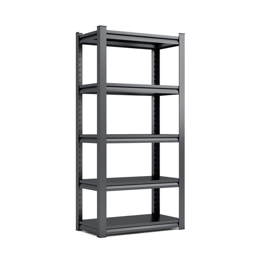 5-Tier Adjustable Metal Shelving Unit: $109 5-Tier Adjustable Metal Shelving Unit: $109
