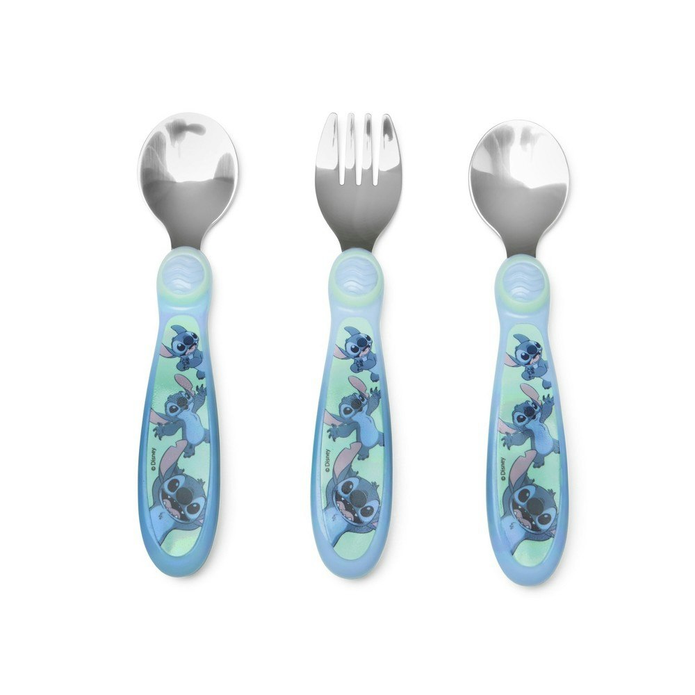 Disney Stitch Baby Utensils 3-Piece Set: $5.49