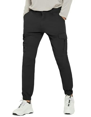 Puli Men's Slim Fit Water Resistant Cargo Hiking Pants: $32.29