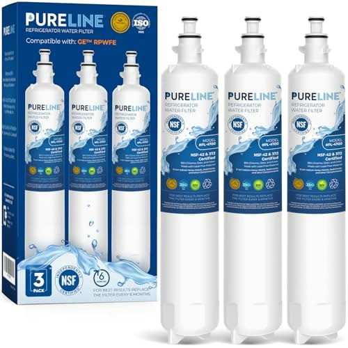 Pureline Replacement for GE RPWFE Refrigerator Water Filter 3-Pack: $68.98 Pureline Replacement for GE RPWFE Refrigerator Water Filter 3-Pack: $68.98