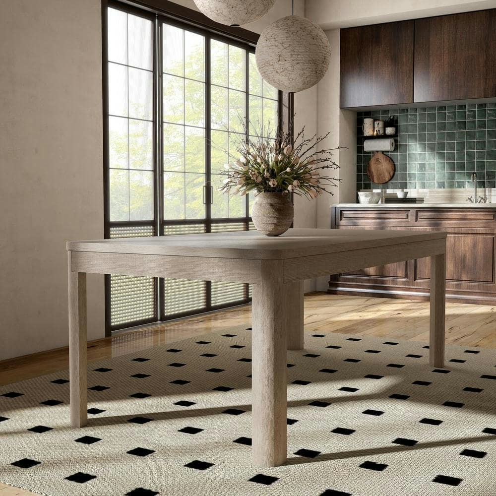 Renan 78-inch Natural Oak Rectangle Dining Table: $752.48 Renan 78-inch Natural Oak Rectangle Dining Table: $752.48