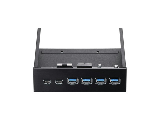5.25-Inch 6-Port USB Front Panel Bay Converter: $58.10 5.25-Inch 6-Port USB Front Panel Bay Converter: $58.10