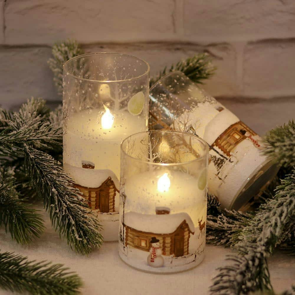 Snowman Flameless LED Pillar Candle: $76.15 Snowman Flameless LED Pillar Candle: $76.15