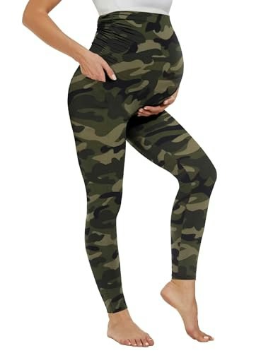 Happy.angel Maternity Yoga Leggings with Pockets: $7.64 Happy.angel Maternity Yoga Leggings with Pockets: $7.64