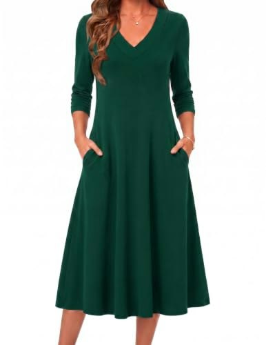 Zeagoo Women's Midi T-Shirt Dress: $27.98 Zeagoo Women's Midi T-Shirt Dress: $27.98