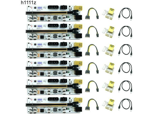 PCIe 010X GPU Riser with USB 3.0 Cable: $57.09 PCIe 010X GPU Riser with USB 3.0 Cable: $57.09