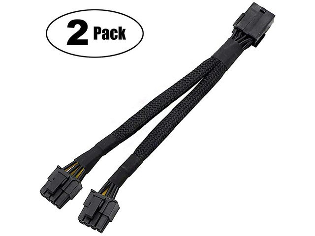 8-Pin to Dual 8-Pin PCIe GPU Power Extension Cable: $28.97