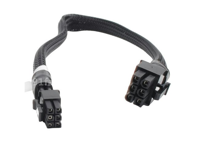 Mini 6-Pin to 6-Pin PCI Express Video Card Power Adapter Cable: $12.99 Mini 6-Pin to 6-Pin PCI Express Video Card Power Adapter Cable: $12.99