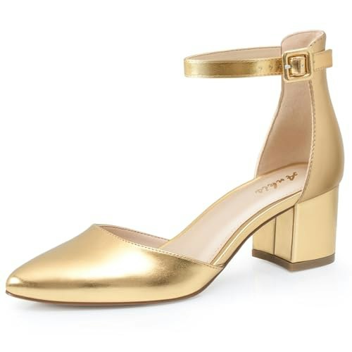 Ankis Women's 2.25-Inch Low Block Heel Pumps: $36.99 Ankis Women's 2.25-Inch Low Block Heel Pumps: $36.99