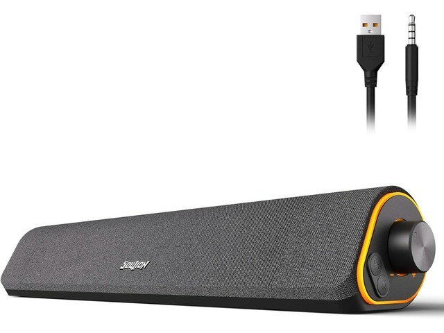 R50 Bluetooth USB-Powered LED Computer Sound Bar: $47.97
