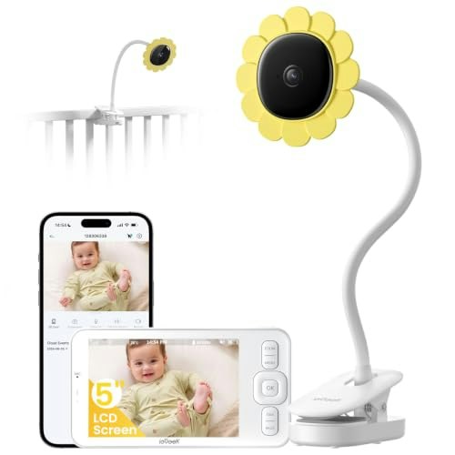 ieGeek 5-Inch Baby Monitor with Camera and Audio: $94.99 ieGeek 5-Inch Baby Monitor with Camera and Audio: $94.99