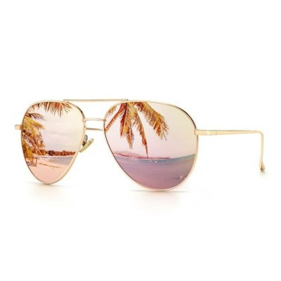 Sungait Oversized Polarized Aviator Sunglasses for $14 + free shipping w/ Prime