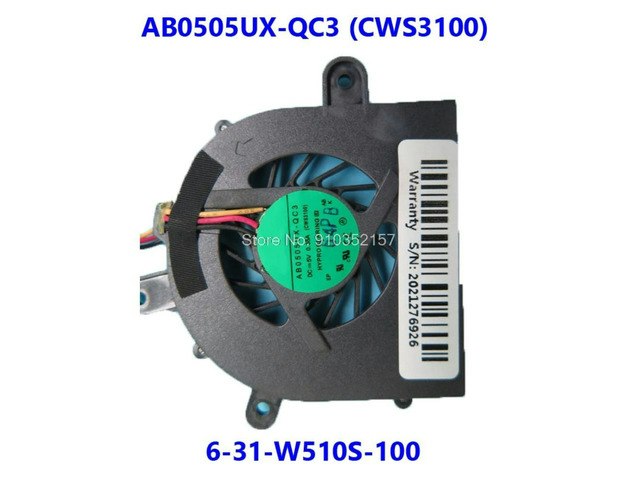 Clevo S3100 Laptop CPU Fan: $73.40