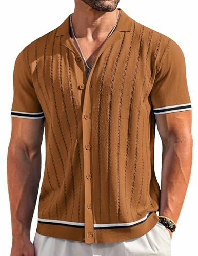 Coofandy Men's Short Sleeve Casual Button Down Shirt: $22.99 Coofandy Men's Short Sleeve Casual Button Down Shirt: $22.99