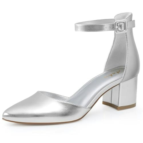 Ankis Women's 2.25-Inch Low Block Heel Pumps: $39.98 Ankis Women's 2.25-Inch Low Block Heel Pumps: $39.98