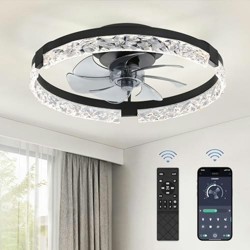 Lediary 20-inch Low Profile Ceiling Fan with Light: $39.99 Lediary 20-inch Low Profile Ceiling Fan with Light: $39.99