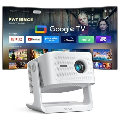 Voplls 4K Smart Google TV Projector: $229.97 Voplls 4K Smart Google TV Projector: $229.97