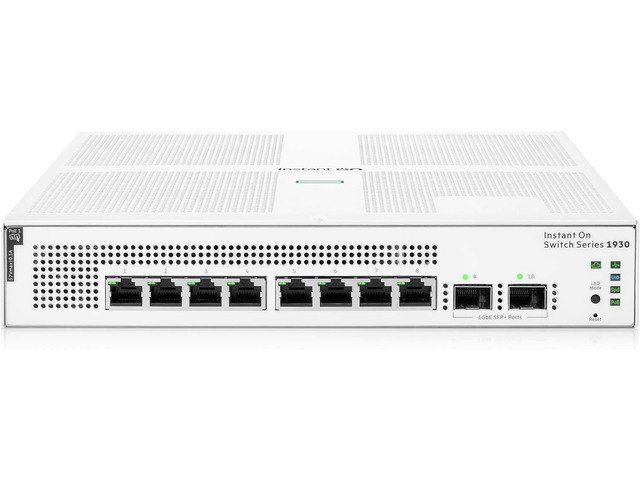 HPE Instant On 1930 8-Port Smart-Managed PoE+ Ethernet Switch: $575.88 HPE Instant On 1930 8-Port Smart-Managed PoE+ Ethernet Switch: $575.88