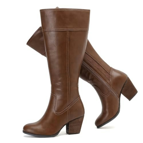 Luoika Women's Extra Wide Calf Knee High Boots: $59.99