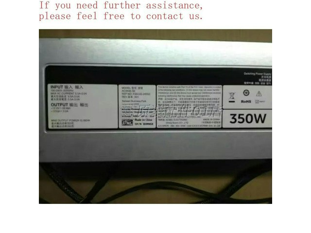 Dell 350W Power Supply for R530 T330 Servers: $107.68
