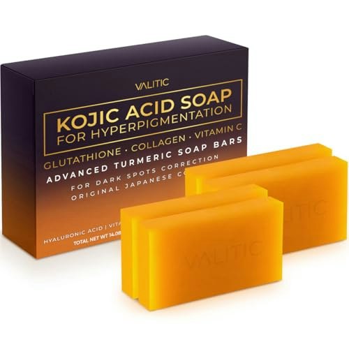 Valitic Kojic Acid and Turmeric Soap 4-Pack: $16.99 Valitic Kojic Acid and Turmeric Soap 4-Pack: $16.99