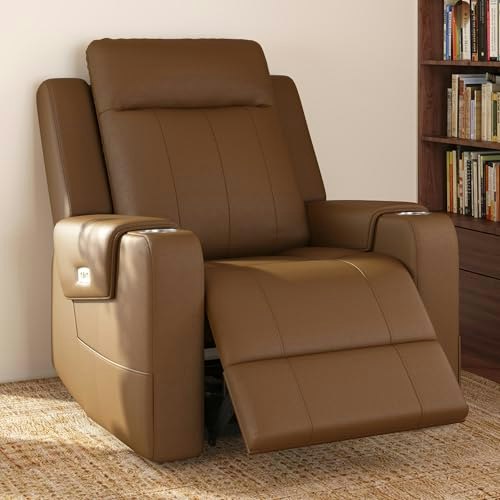 Flexispot Truffle Top Grain Leather Power Wall Hugger Recliner: $467.49 Flexispot Truffle Top Grain Leather Power Wall Hugger Recliner: $467.49