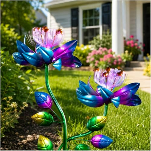Solar Wind Spinner with LED Lights: $29.98